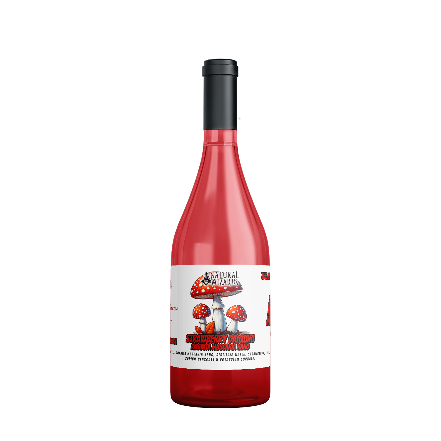 Strawberry Daiquiri – 354ML Bottle – 250MG Amanita Muscaria Nano